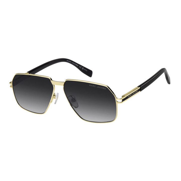 Lunettes de soleil Marc Jacobs MARC 906/S Gold Black 2 / verres Dark Grey Shaded (RHL-9O)
