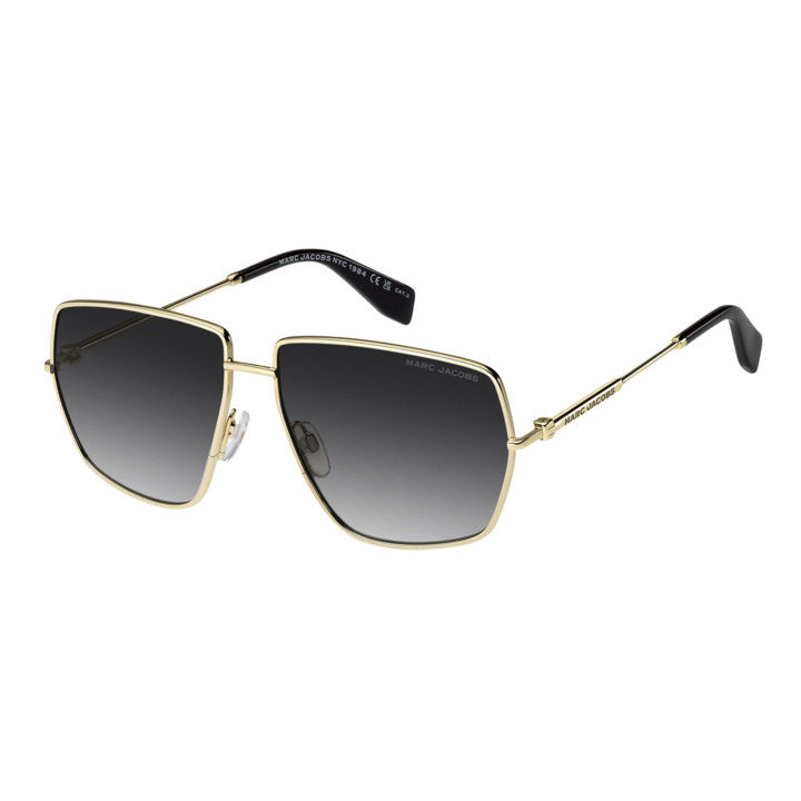 Lunettes de soleil Marc Jacobs MARC 917/S Gold Black 2 / verres Dark Grey Shaded (RHL-9O)