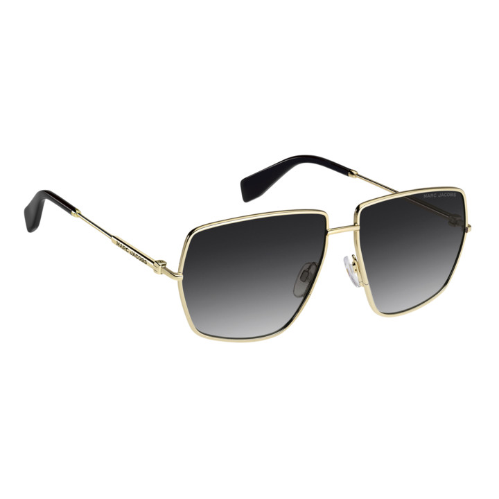Lunettes de soleil Marc Jacobs MARC 917/S Gold Black 2 / verres Dark Grey Shaded (RHL-9O)