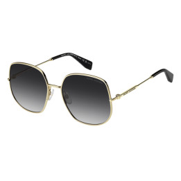 Lunettes de soleil Marc Jacobs MARC 916/S Gold Black 2 / verres Dark Grey Shaded (RHL-9O)