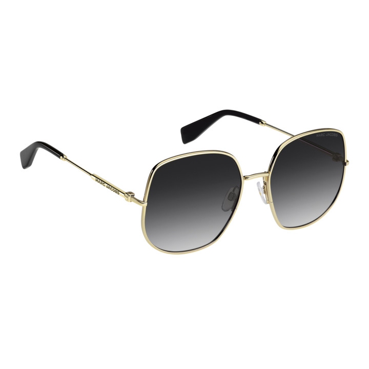 Lunettes de soleil Marc Jacobs MARC 916/S Gold Black 2 / verres Dark Grey Shaded (RHL-9O)
