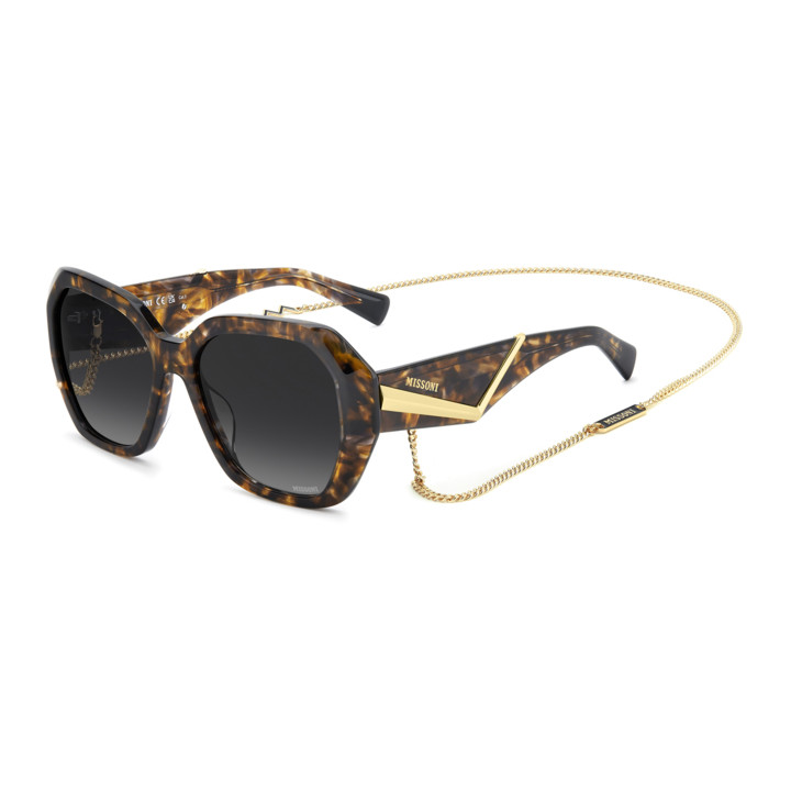 Lunettes de soleil Missoni MIS 0268/G/S Havana Brown / verres Dark Grey Shaded (9N4-9O)