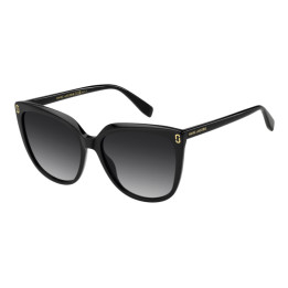 Lunettes de soleil Marc Jacobs MJ 1137/S Black / verres Dark Grey Shaded (807-9O)