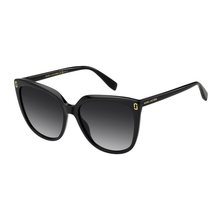 Lunettes de soleil Marc Jacobs MJ 1137/S Black / verres Dark Grey Shaded (807-9O)