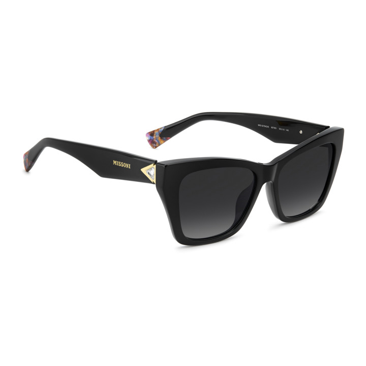 Lunettes de soleil Missoni MIS 0278/G/S Black / verres Dark Grey Shaded (807-9O)