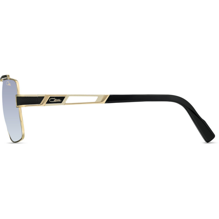 Cazal 9106 001 noir-or - vue de profil