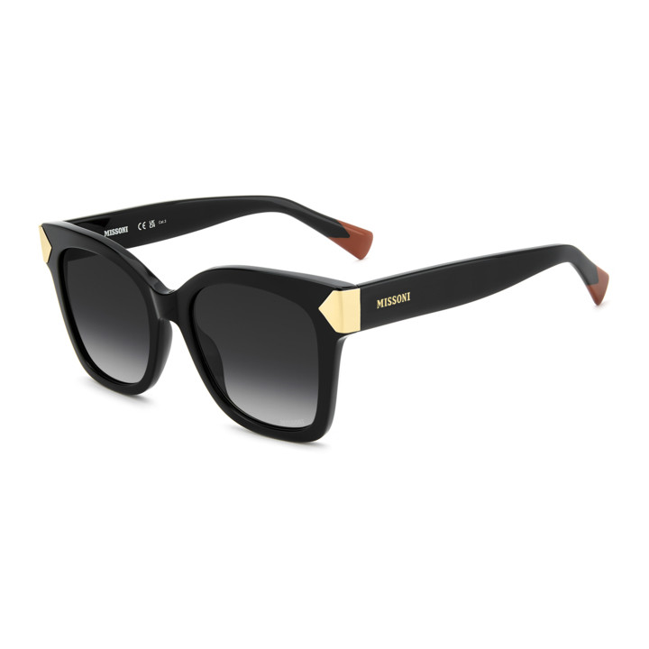 Lunettes de soleil Missoni MIS 0284/S Black / verres Dark Grey Shaded (807-9O)