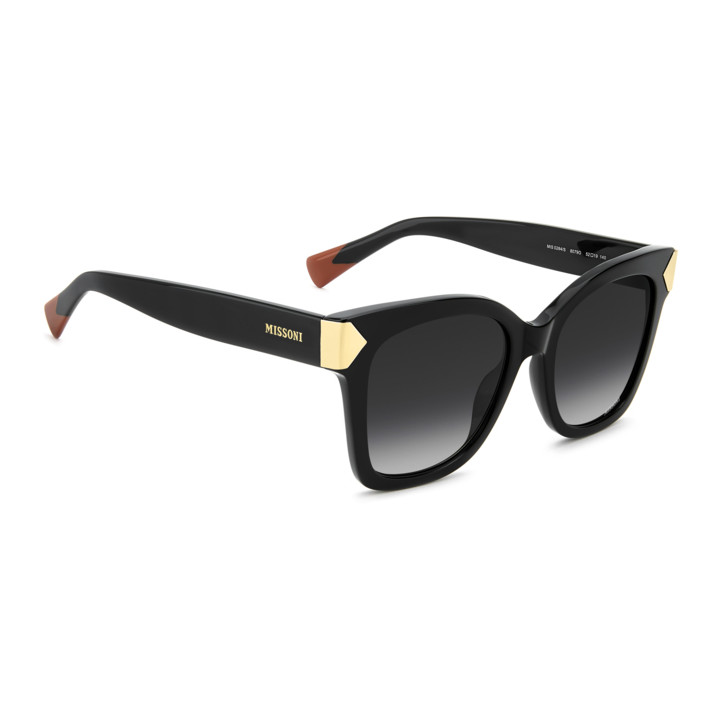 Lunettes de soleil Missoni MIS 0284/S Black / verres Dark Grey Shaded (807-9O)