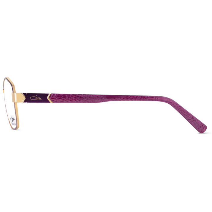 Cazal 1292 003 fuchsia-or - vue de profil