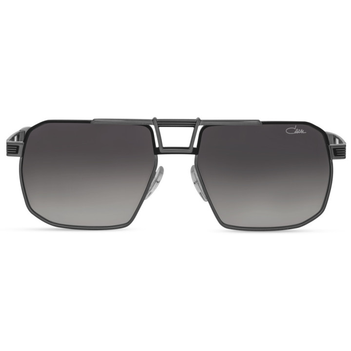Cazal 9112 003 noir-gun métal - vue de face