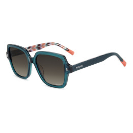 Lunettes de soleil Missoni MIS 0281/G/S Teal / verres Brown Shaded (ZI9-HA)