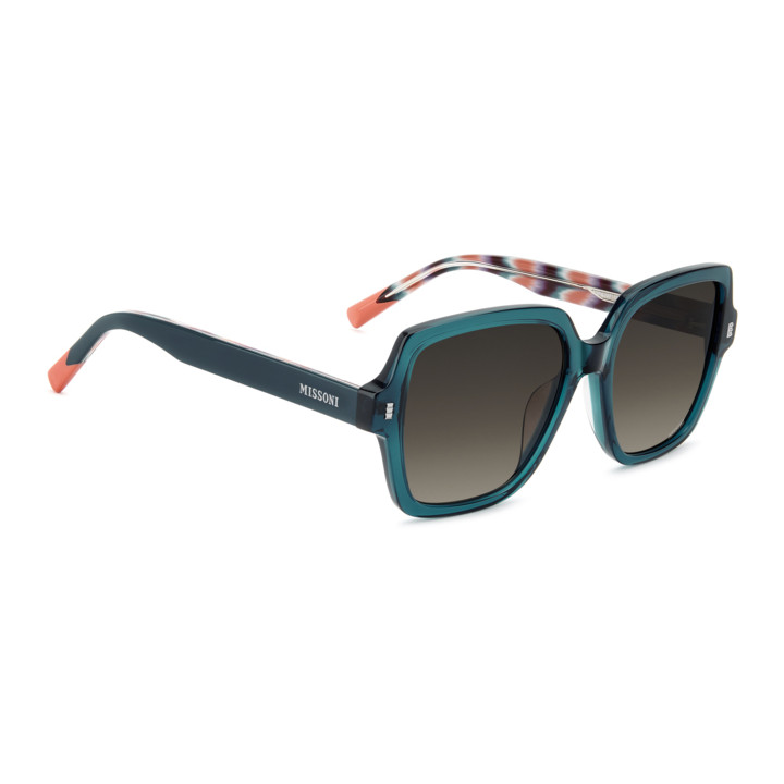 Lunettes de soleil Missoni MIS 0281/G/S Teal / verres Brown Shaded (ZI9-HA)