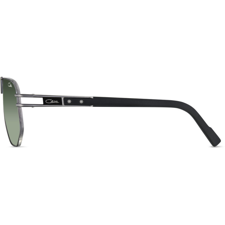 Cazal 9114 002 noir-gun métal - vue de profil