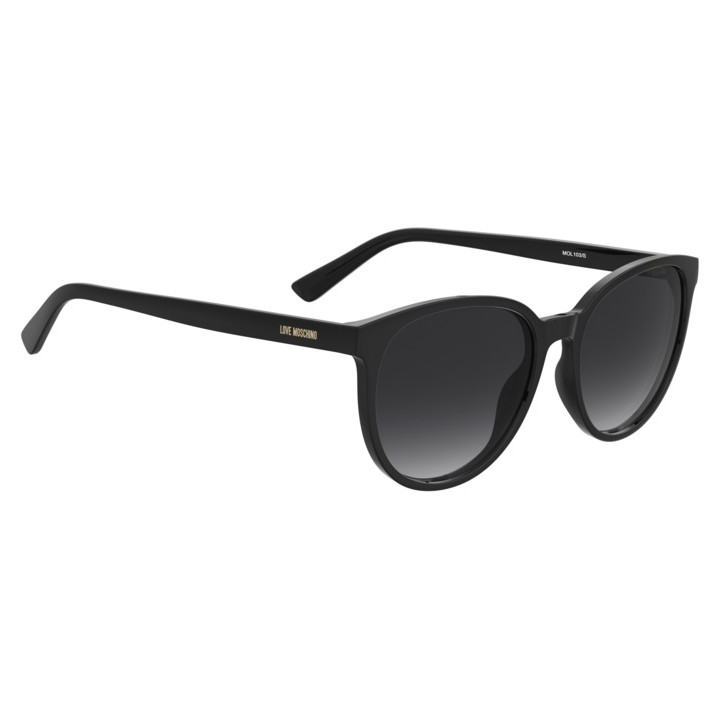 Lunettes de soleil Moschino Love MOL103/S Black / verres Dark Grey Shaded (807-9O)