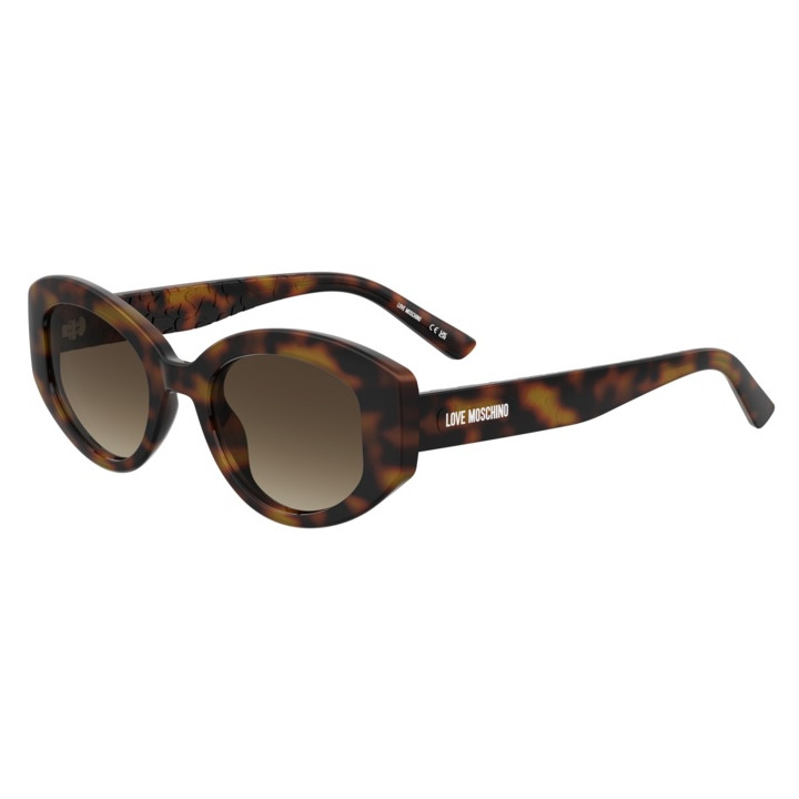 Lunettes de soleil Moschino Love MOL105/S Brown Havana / verres Brown Shaded (WR9-HA)