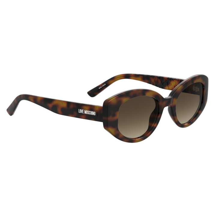 Lunettes de soleil Moschino Love MOL105/S Brown Havana / verres Brown Shaded (WR9-HA)