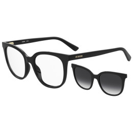 Lunettes de vue avec clip solaire Moschino Love MOL681/C Black / verres Grey Shaded Polarized (807-WJ)