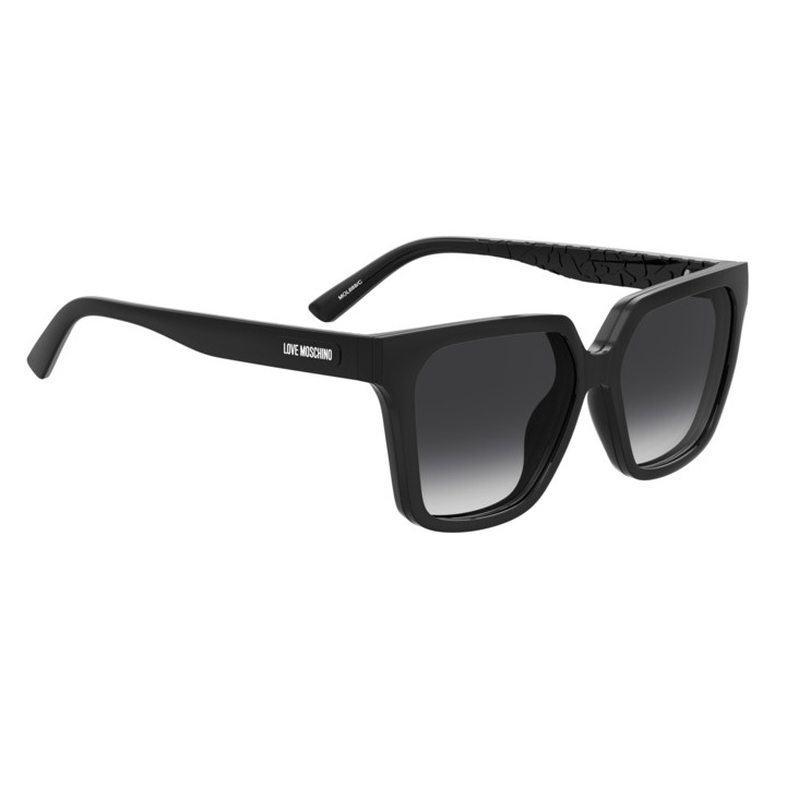 Lunettes de vue avec clip solaire Moschino Love MOL688/C Black / verres Grey Shaded Polarized (807-WJ)