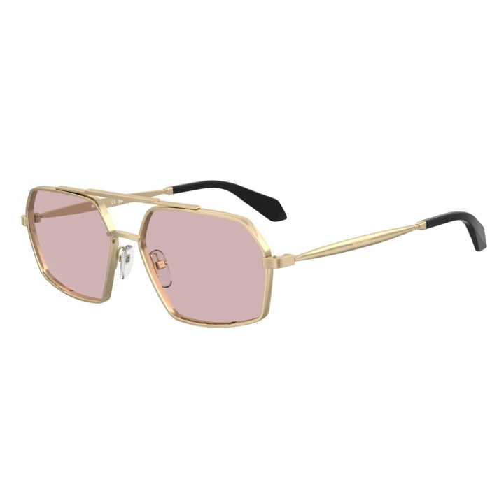 Lunettes de soleil Moschino MOS210/S Rose Gold / verres Pink Photocromatic (000-Q4)