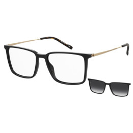 Lunettes de vue avec clip solaire Pierre Cardin P.C. 6290/C Black Gold / verres Grey Shaded Polarized (2M2-WJ)