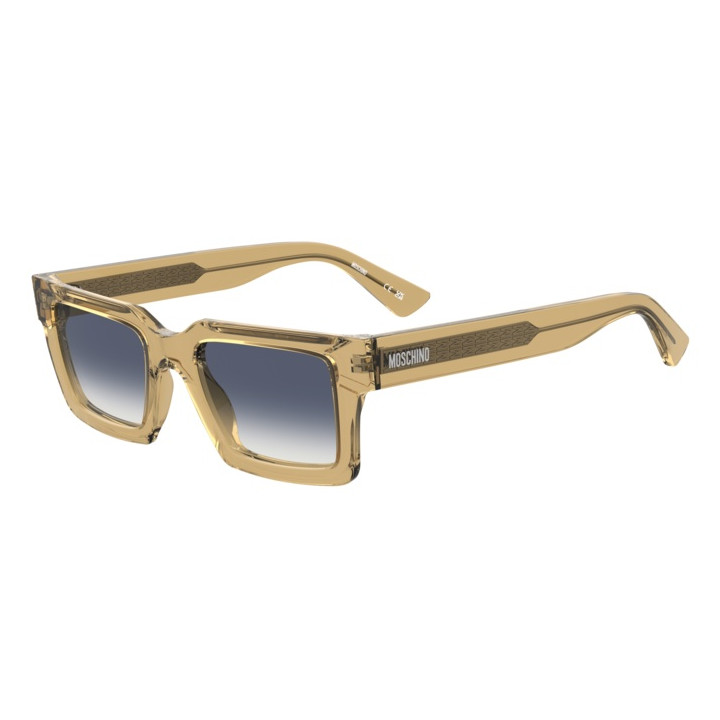 Lunettes de soleil Moschino MOS214/S Champagne / verres Dk Blue Shaded (HAM-08)