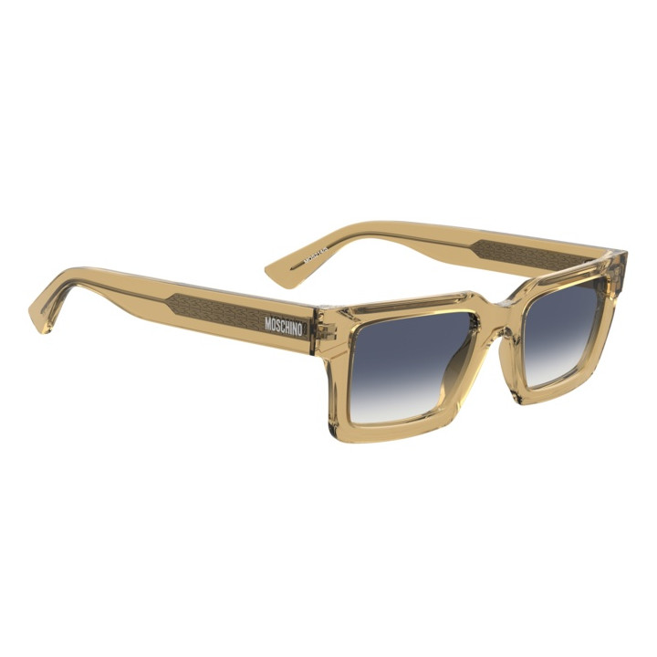 Lunettes de soleil Moschino MOS214/S Champagne / verres Dk Blue Shaded (HAM-08)