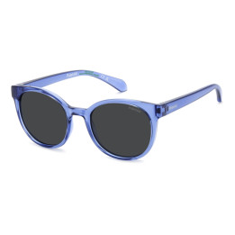 Lunettes de soleil Polaroid Kids PLD 8076/S Violet / verres Grey Polarized (B3V-M9)