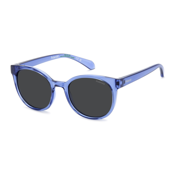Lunettes de soleil Polaroid Kids PLD 8076/S Violet / verres Grey Polarized (B3V-M9)