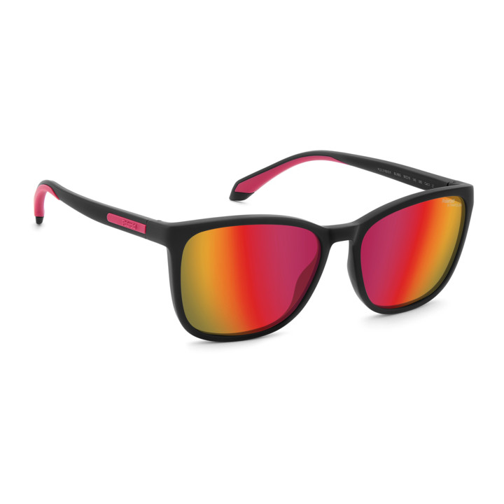 Lunettes de soleil Polaroid PLD 2169/S/X Matte Black Red / verres Red Multilayer Polarized Hightcontrast (BLX-BG)