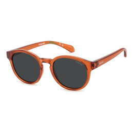 Lunettes de soleil Polaroid Kids PLD 8075/S Orange / verres Grey Polarized (L7Q-M9)