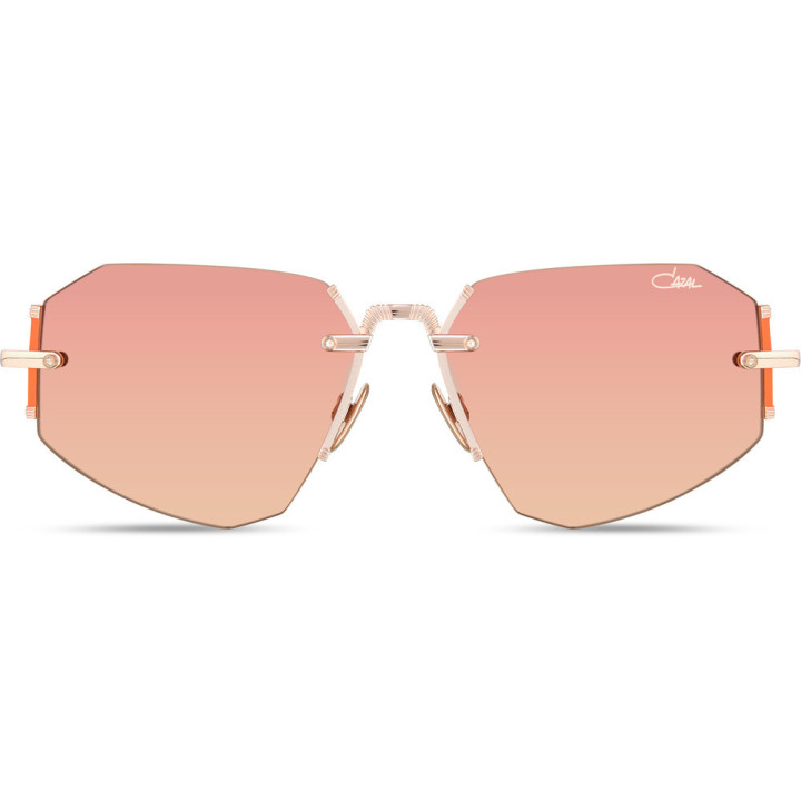 Cazal 9509 004 rosé or-orange - vue de face