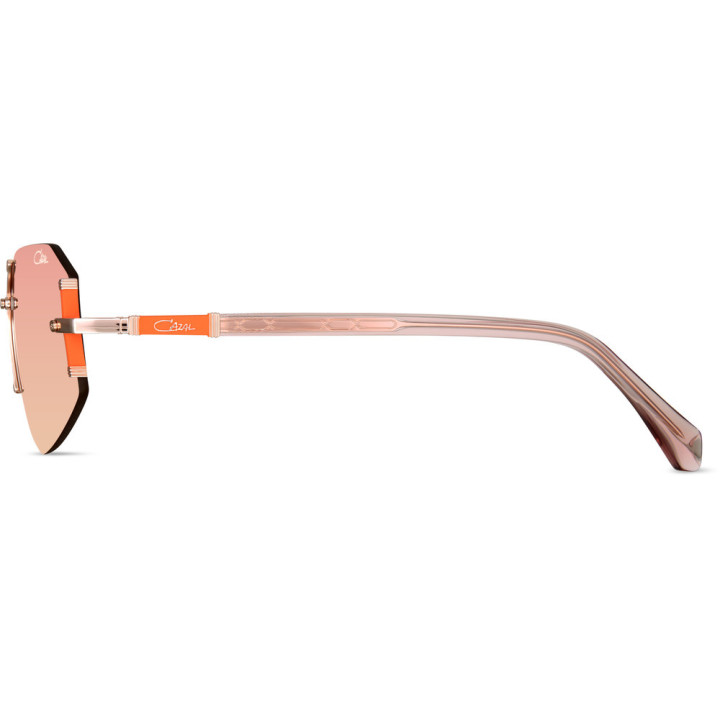 Cazal 9509 004 rosé or-orange - vue de profil