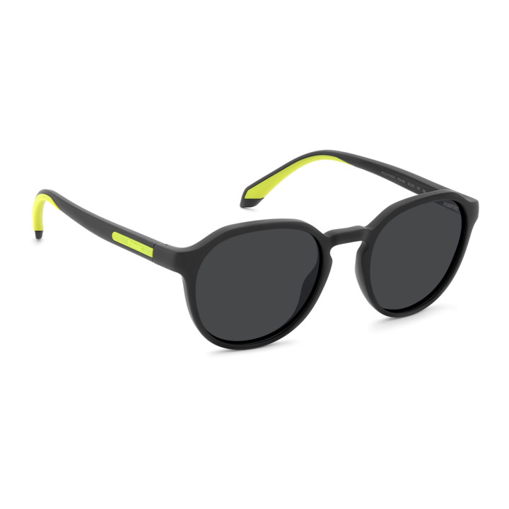 Lunettes de soleil Polaroid PLD 2170/S/X Matte Black Yellow / verres Grey Polarized (PGC-M9)