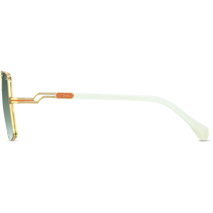 Cazal 9508 004 orange-or - vue de profil