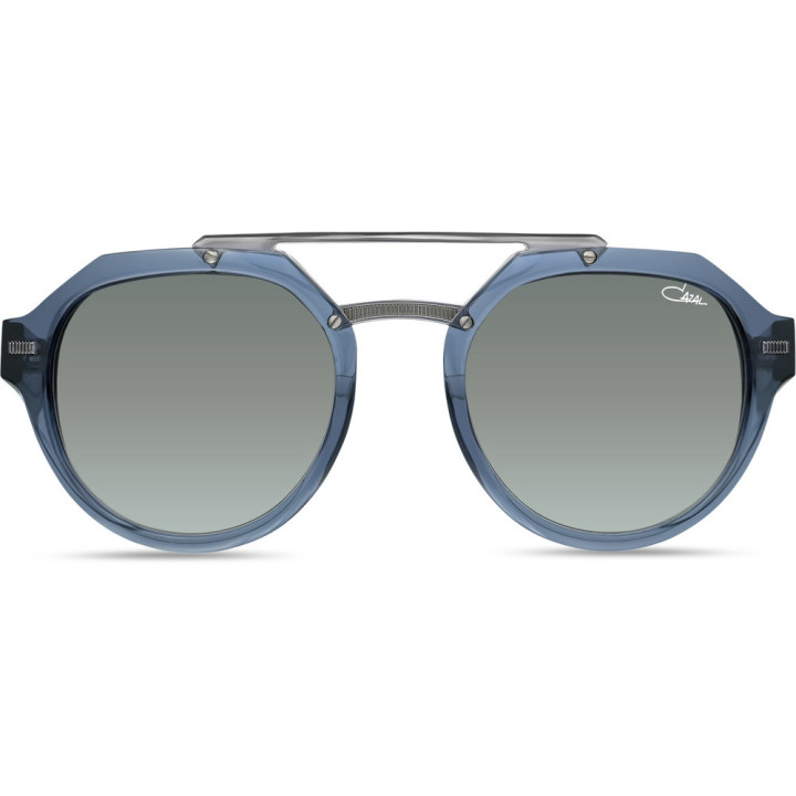 Cazal 8047 003 bleu nuit-gun métal - vue de face