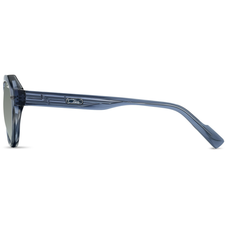 Cazal 8047 003 bleu nuit-gun métal - vue de profil