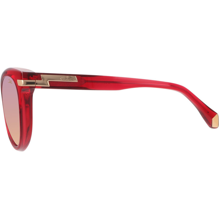 Cazal 8500 006 rouge-or - vue de profil