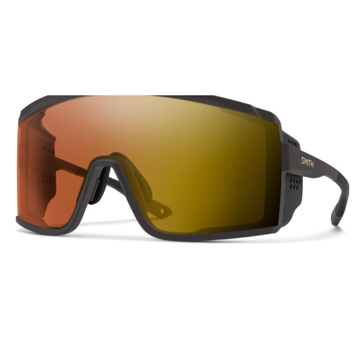 Lunettes de soleil Smith PURSUIT Matte Brown Ochre / verres Gold Sp Photoc Highcontrast Oleophobico (4JC-0W)