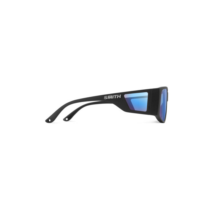 Lunettes de soleil Smith MONROE PEAK Matte Black / verres Blue Mirror Hight Contrast (003-G0)