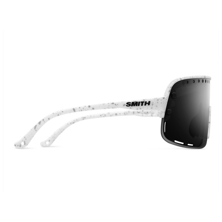 Lunettes de soleil Smith ULTRALITE White Pattern Black / verres Grey Highcontrast (6YX-1C)
