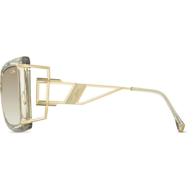 Cazal 8506 002 brun-cristal - vue de profil