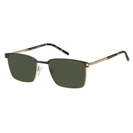 Lunettes de soleil Tommy Hilfiger TH 2329/S Black Gold / verres Green (2M2-QT)