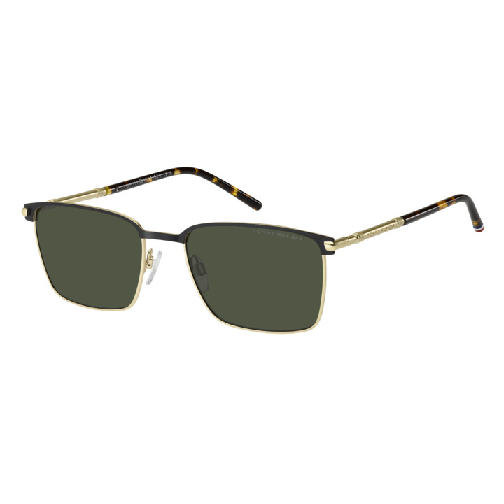 Lunettes de soleil Tommy Hilfiger TH 2329/S Black Gold / verres Green (2M2-QT)
