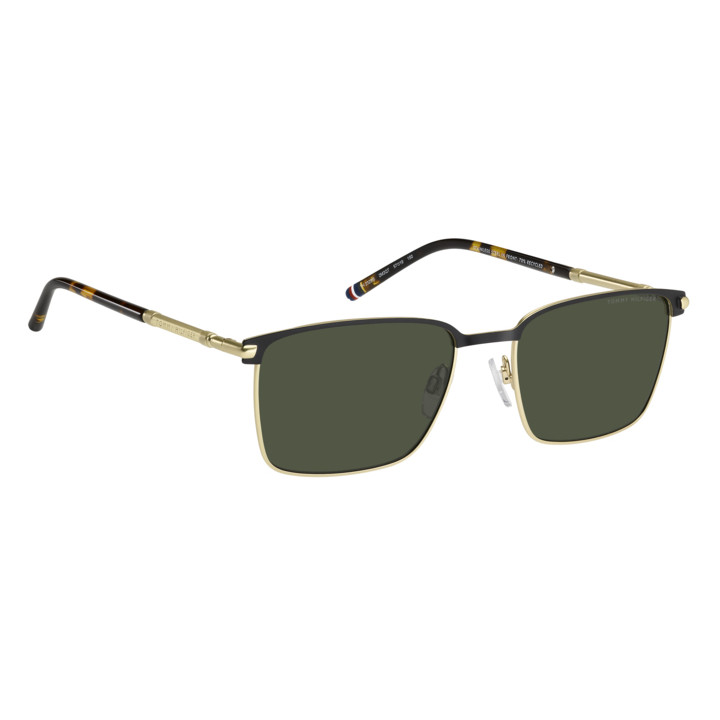 Lunettes de soleil Tommy Hilfiger TH 2329/S Black Gold / verres Green (2M2-QT)
