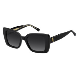 Lunettes de soleil Tommy Hilfiger TH 2341/S Black / verres Dark Grey Shaded (807-9O)