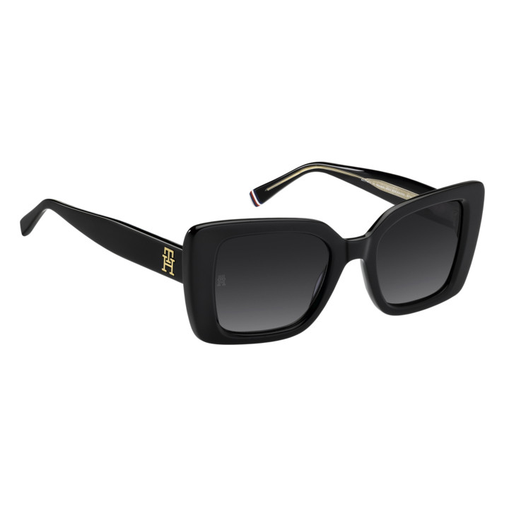 Lunettes de soleil Tommy Hilfiger TH 2341/S Black / verres Dark Grey Shaded (807-9O)