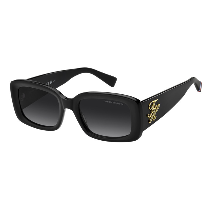 Lunettes de soleil Tommy Hilfiger TH 2343/S Black / verres Dark Grey Shaded (807-9O)