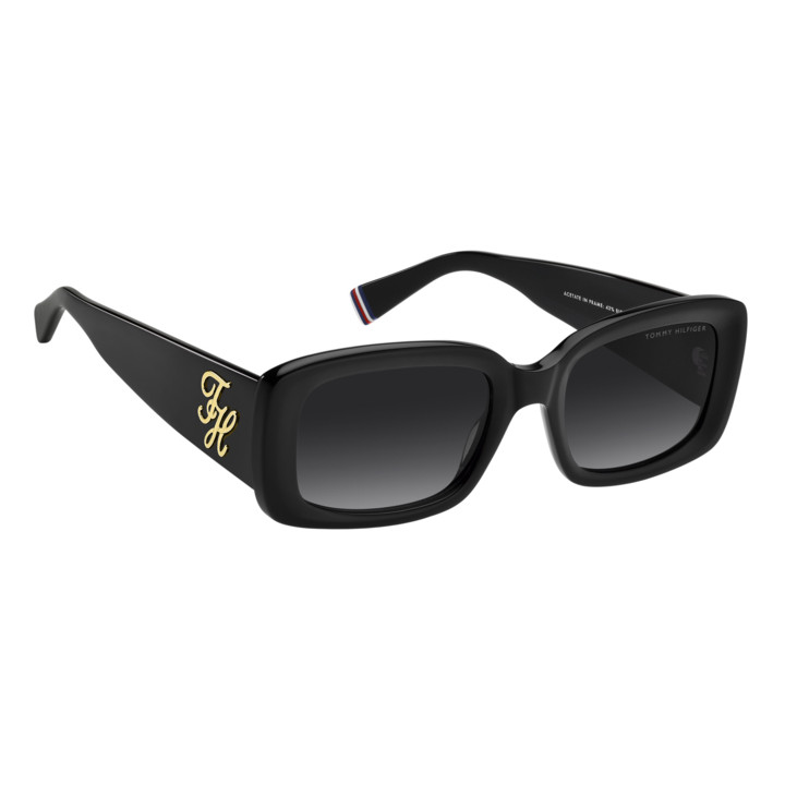 Lunettes de soleil Tommy Hilfiger TH 2343/S Black / verres Dark Grey Shaded (807-9O)