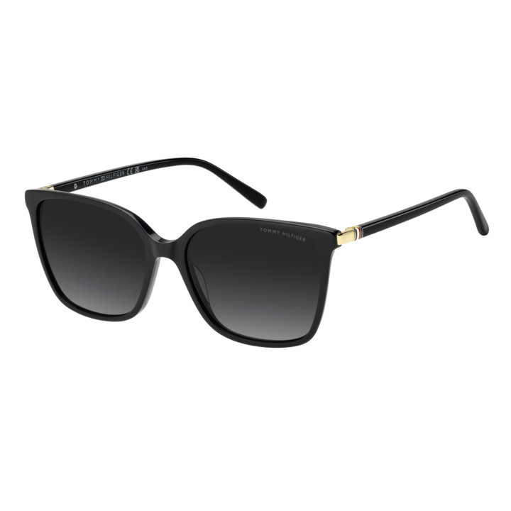 Lunettes de soleil Tommy Hilfiger TH 2349/S Black / verres Dark Grey Shaded (807-9O)