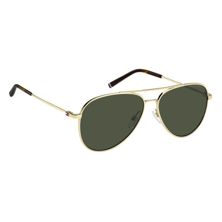 Lunettes de soleil Tommy Hilfiger TH 2336/S Gold / verres Green (J5G-QT)